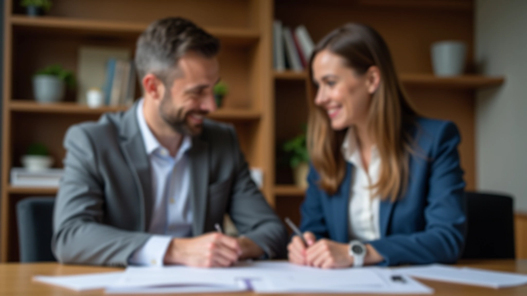 Frau und Mann sitzen mit Steuerberater in dessen Büro und besprechen die optimale Steuerstrategie