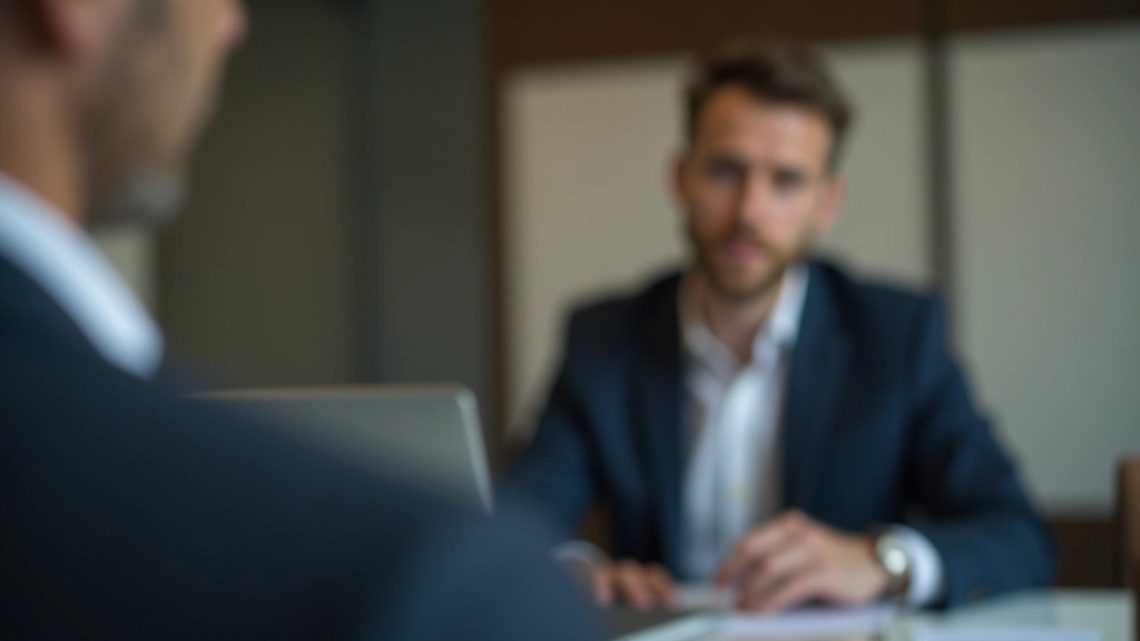 Finanzberater zeigt Paaren am Laptop verschiedene Steueroptionen und erklärt die Unterschiede