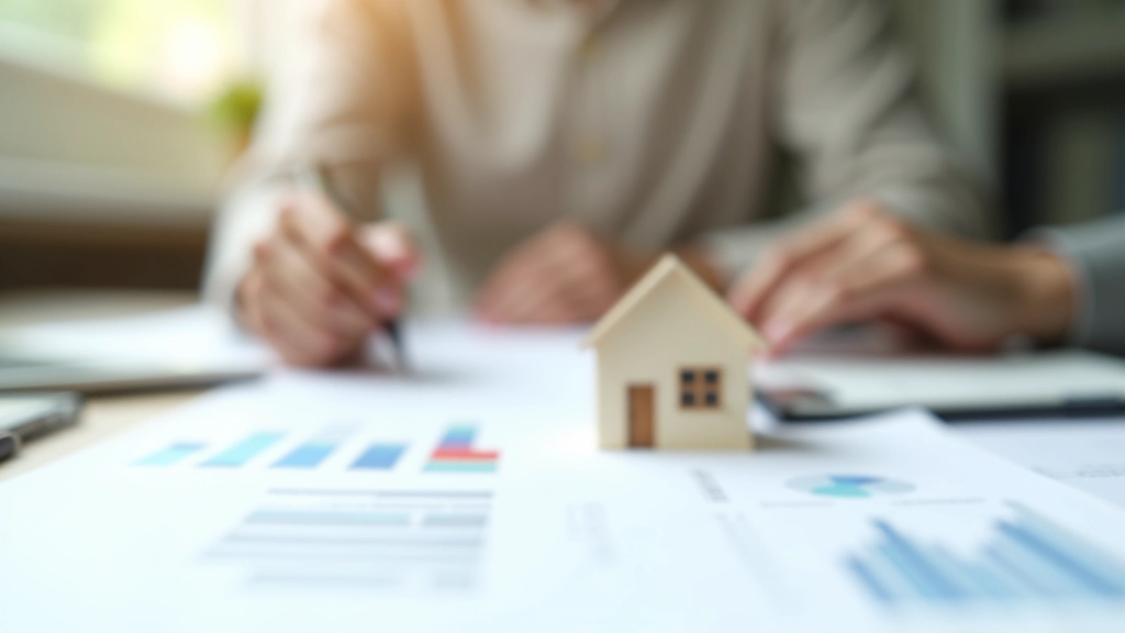 Modellhaus auf Vermögensdokumenten, symbolisiert Immobilienplanung im Kontext von Zugewinngemeinschaft